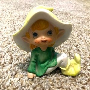 Elf pixie Homco mcm Taiwan vintage